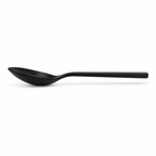 Cuchara de mesa de acero inoxidable negro mate TIENDALODAMA 20 cm