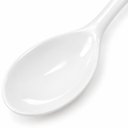 Cuchara de porcelana blanca 15 cm cuchara de mesa clásica
