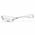 Cuchara de servir de cristal 20 cm transparente
