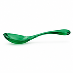 Cuchara de Sopa de Acrílico Verde Vibrante 17 cm