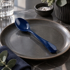 Cuchara Facetada Azul Intenso Tiendalodama 15 cm Ligera para Uso Diario