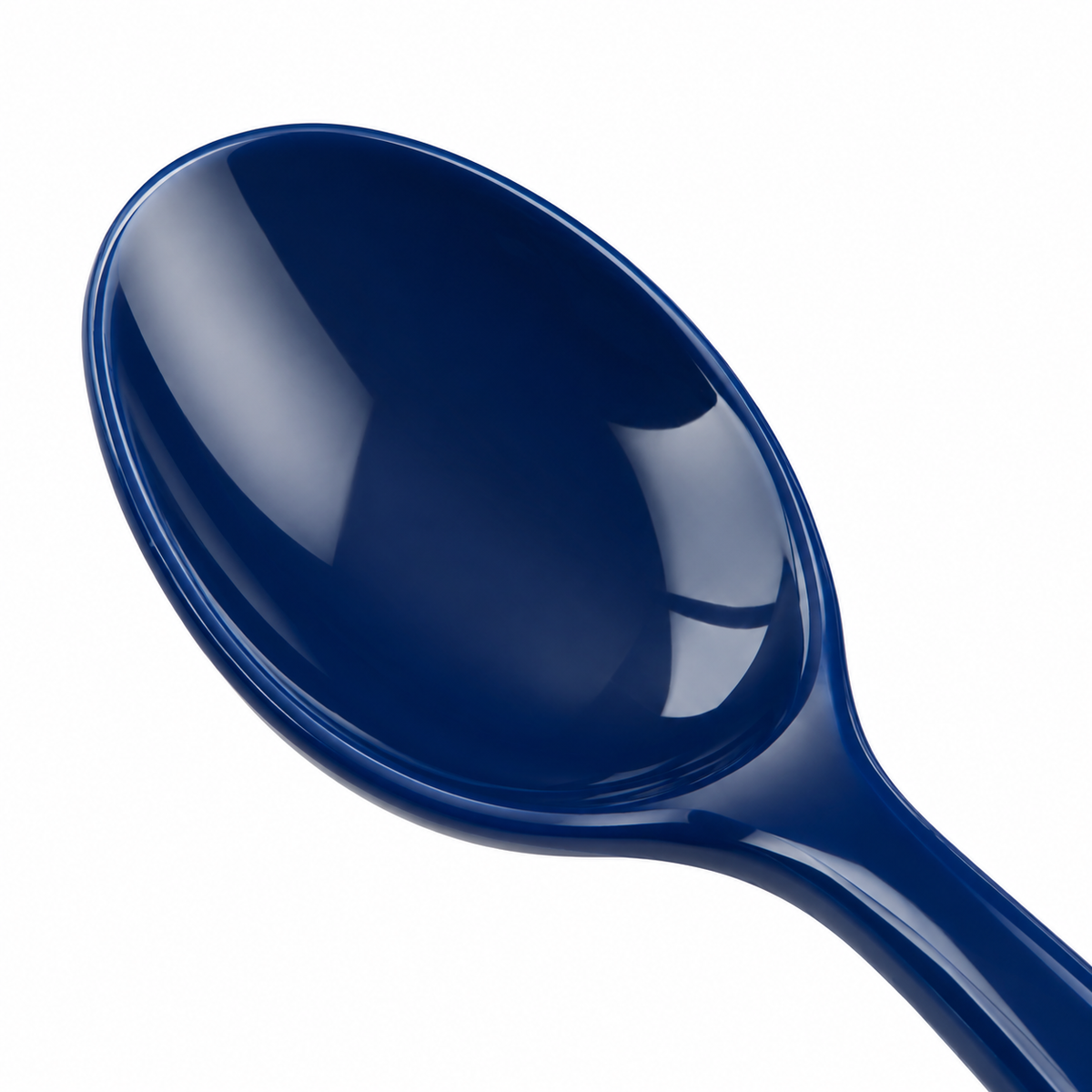 Cuchara Facetada Azul Intenso Tiendalodama 15 cm Ligera para Uso Diario