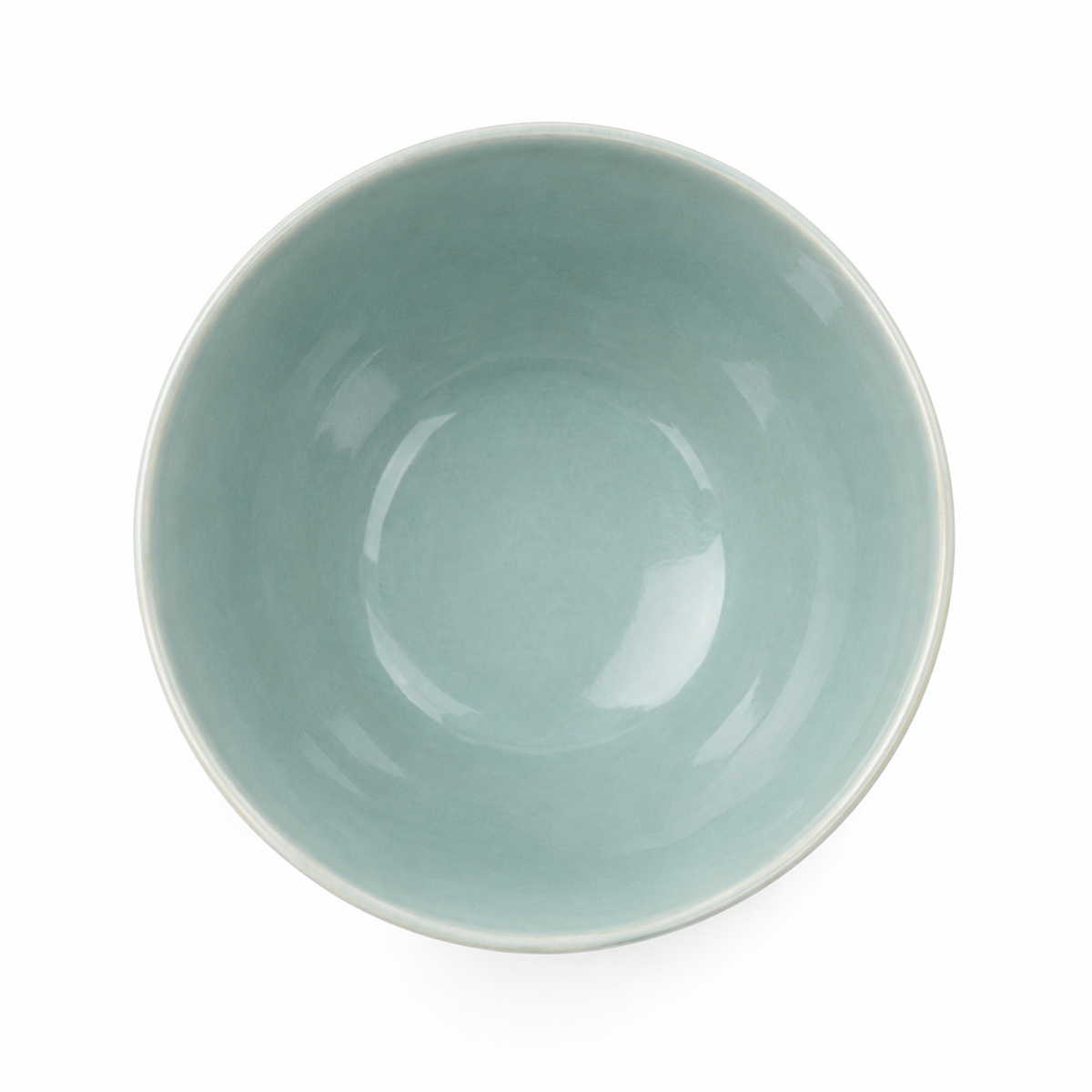Cuenco con pedestal azul cielo de 20 cm de cerámica decorativa elevada Tiendalodama