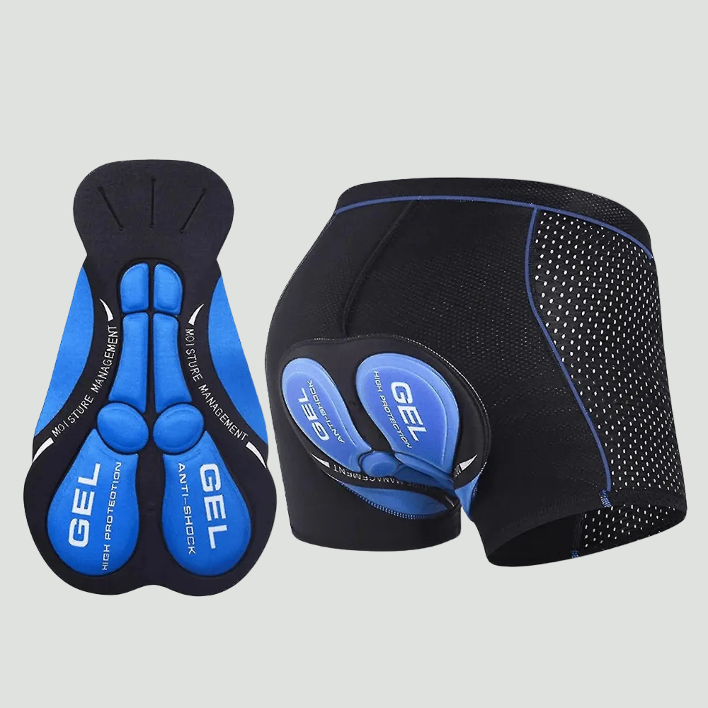 Culotte Interior Acolchado de Ciclismo para Hombre - Almohadilla de Gel 5D - Ropa Interior Transpirable para Ciclismo