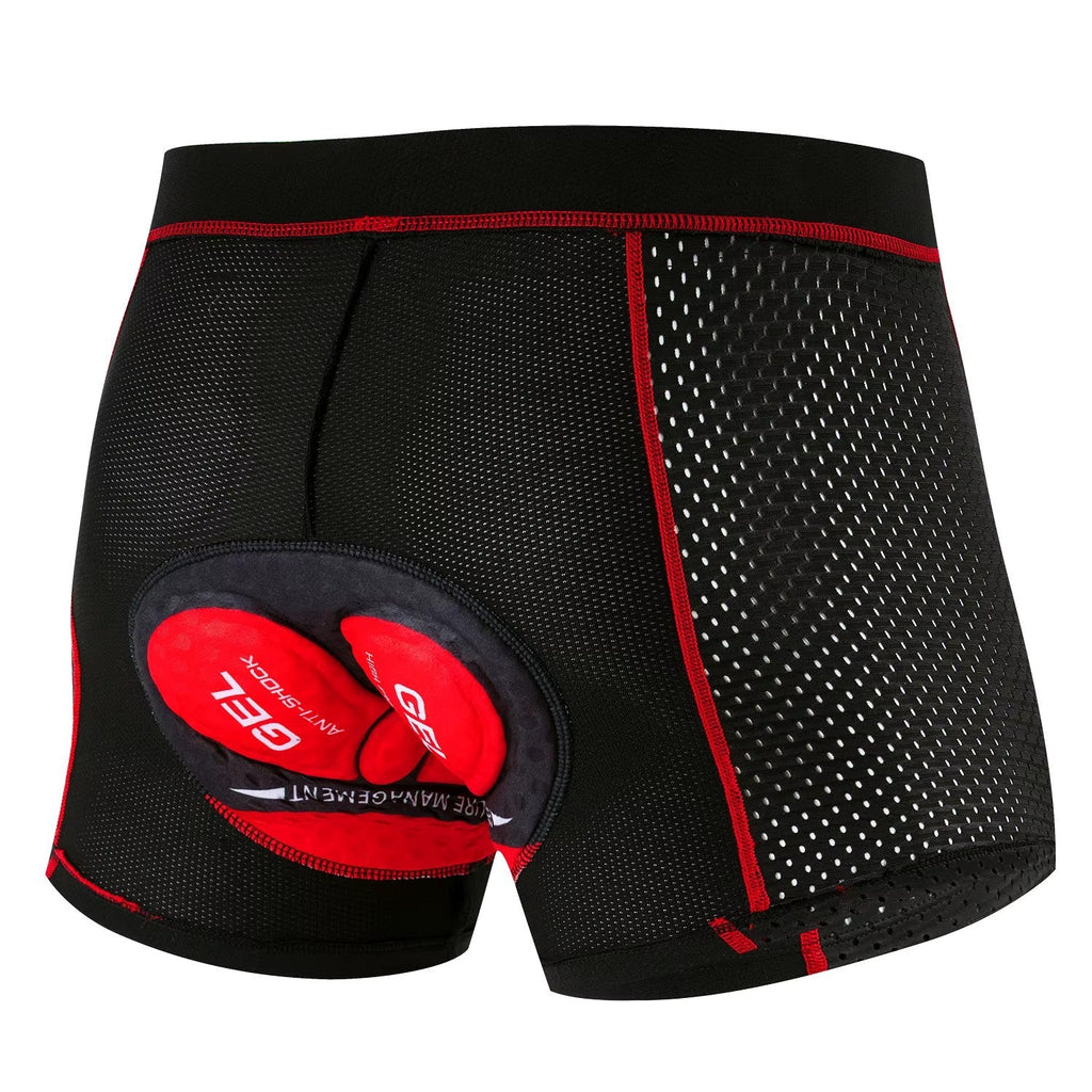 Culotte Interior Acolchado de Ciclismo para Hombre - Almohadilla de Gel 5D - Ropa Interior Transpirable para Ciclismo
