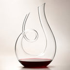 Decantador de vino con diseño en espiral