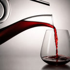 Decantador de vino con diseño en espiral