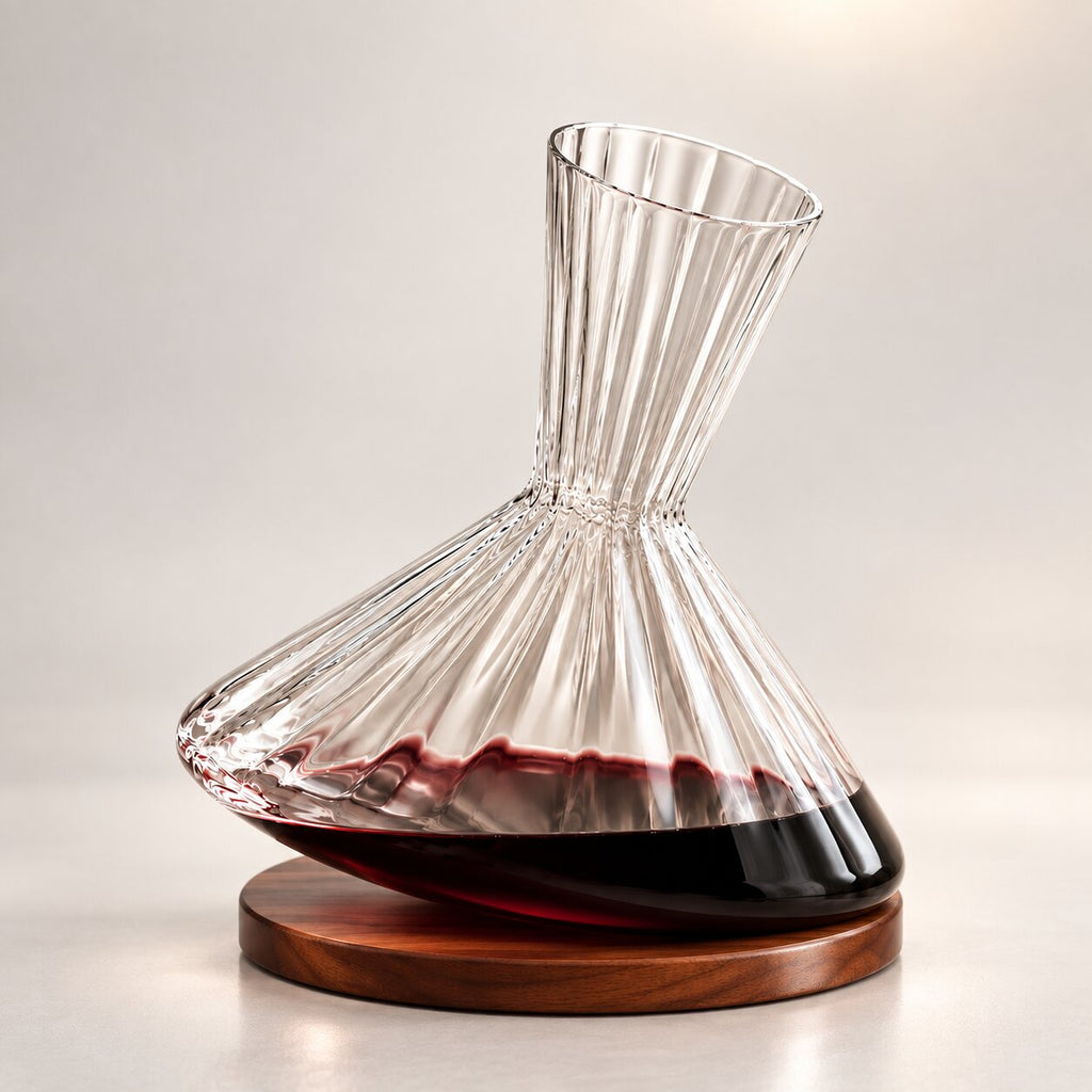 Decantador de vino giratorio de cristal Drehkristall