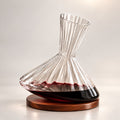 Decantador de vino giratorio de cristal Drehkristall