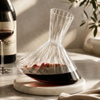 Decantador de vino giratorio de cristal Drehkristall
