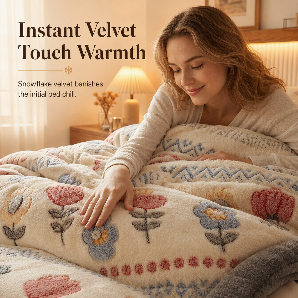 Edredón de invierno de doble cara Sherpa Fleece – Colcha gruesa y cálida con tacto suave aterciopelado, ropa de cama aco