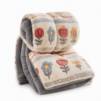 Edredón de invierno de doble cara Sherpa Fleece – Colcha gruesa y cálida con tacto suave aterciopelado, ropa de cama aco