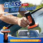 Eliminador de película grasa para cristales de coche – Elimina grasa persistente, cera y suciedad de carretera. Restaura