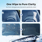 Eliminador de película grasa para cristales de coche – Elimina grasa persistente, cera y suciedad de carretera. Restaura