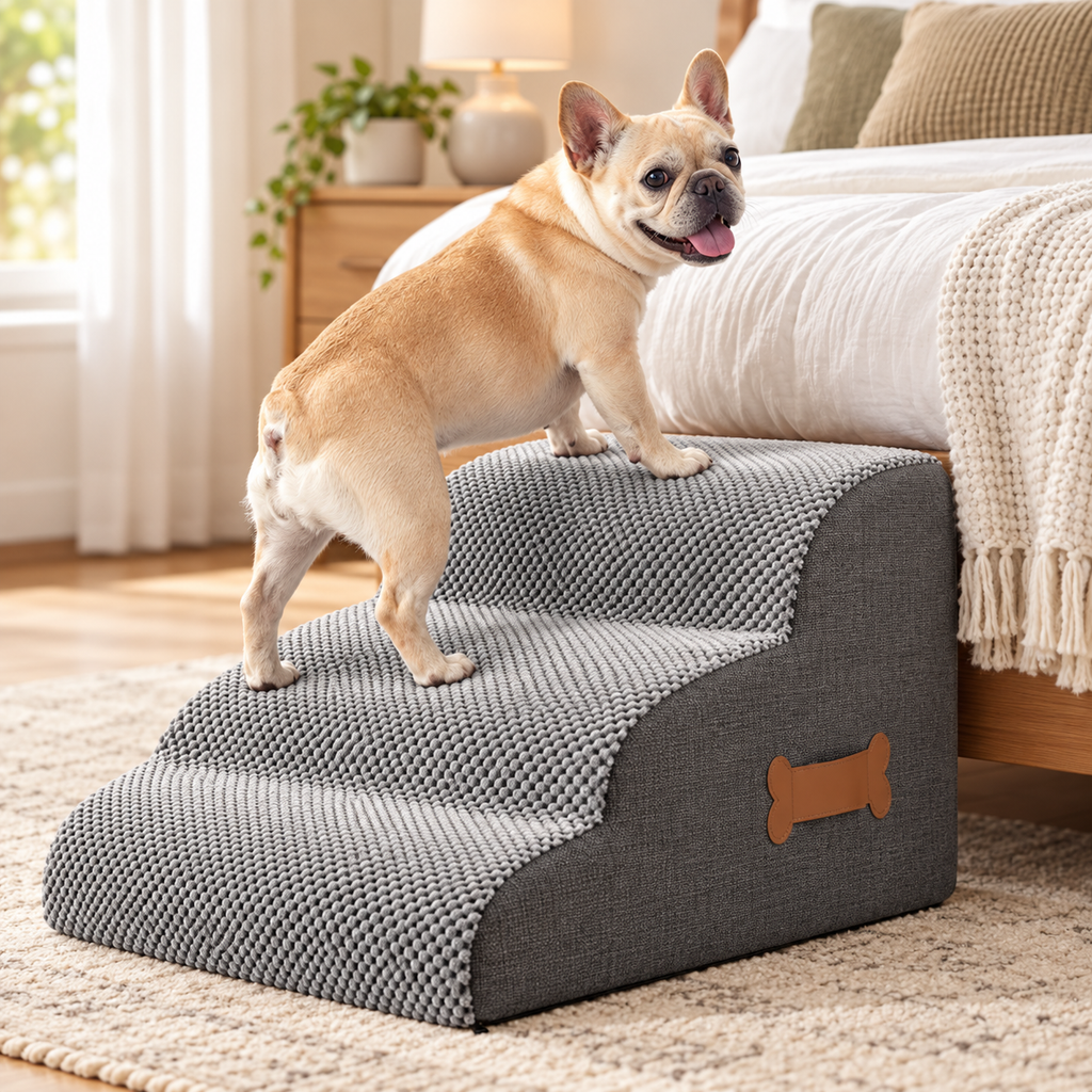 Escaleras para Perros de Espuma Suave Amigables con las Articulaciones