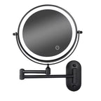 Espejo de Maquillaje con Luz – Espejo LED Inalámbrico Recargable con Aumento y 3 Colores de Luz, Regulable – LumiAura
