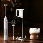 Espumador de leche eléctrico, USB-C, múltiples funciones