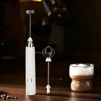 Espumador de leche eléctrico, USB-C, múltiples funciones