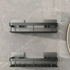 Estantería adhesiva para baño sin taladro, organizador de ducha de acero inoxidable para champú y jabón