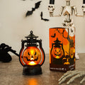 Farol de calabaza LED decorativo con luz parpadeante para Halloween a pilas
