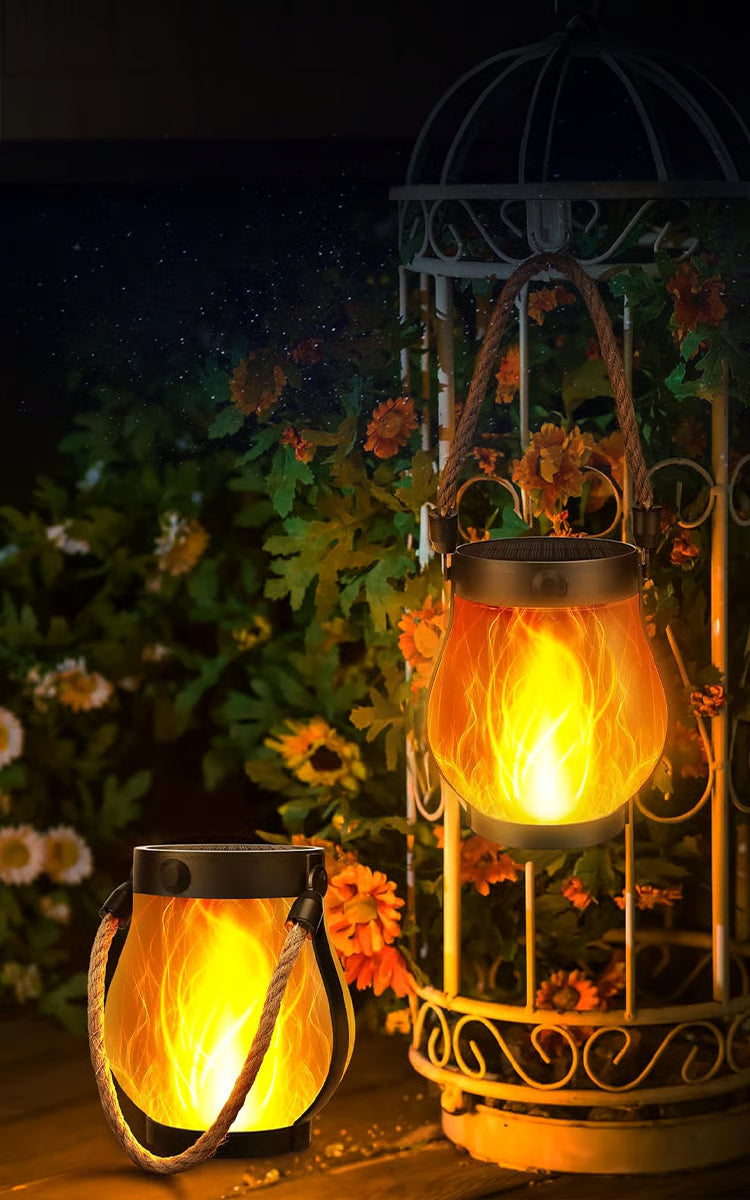 Farol solar GlowFlame que convierte la oscuridad en magia