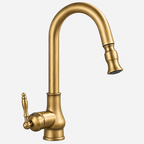 Grifo de cocina extraíble con rociador flexible y diseño abatible
