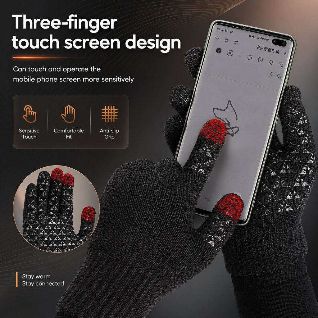 Guantes calefactables con pantalla táctil | Thermogrip