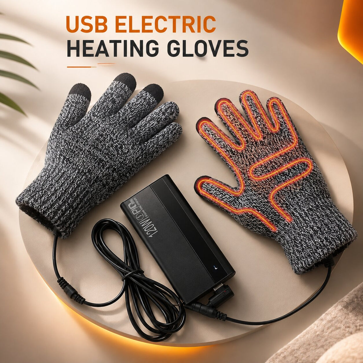 Guantes calefactables con pantalla táctil | Thermogrip