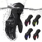 Guantes calefactables de invierno para moto - Diseño impermeable