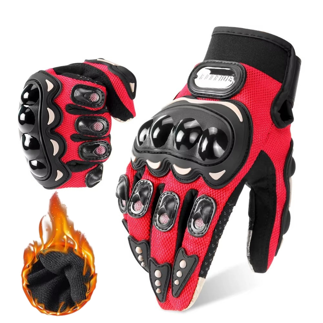 Guantes calefactables de invierno para moto - Diseño impermeable