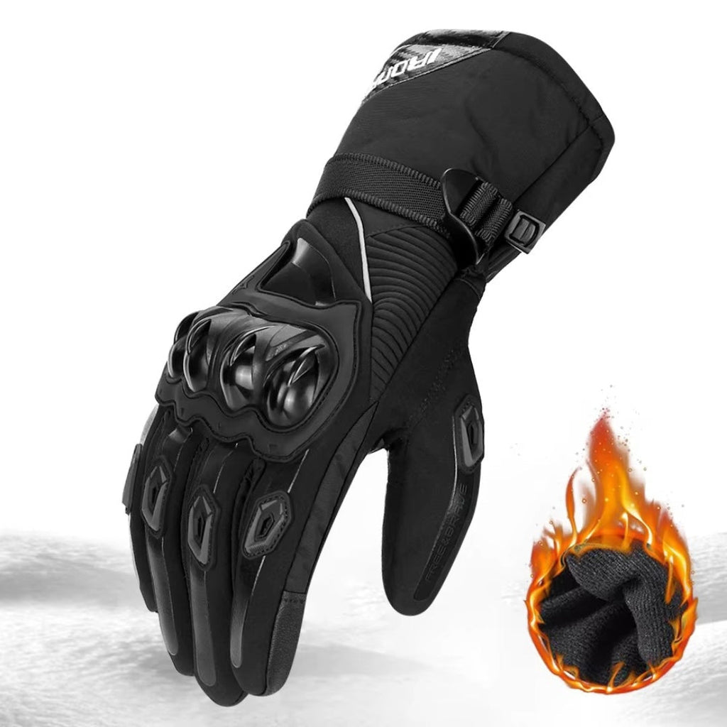 Guantes calefactables de invierno para moto - Diseño impermeable