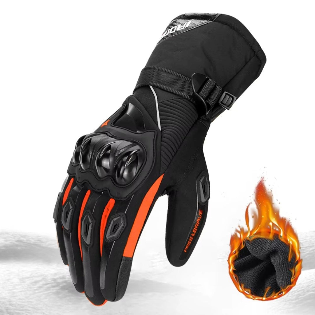 Guantes calefactables de invierno para moto - Diseño impermeable