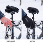 Guantes calefactables USB de doble lado con 3 niveles de calor y temporizador