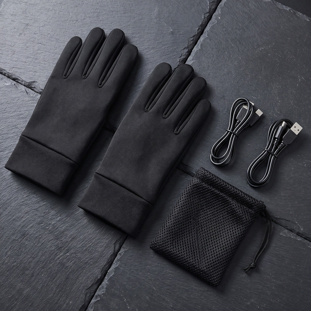 Guantes calefactables USB de doble lado con 3 niveles de calor y temporizador