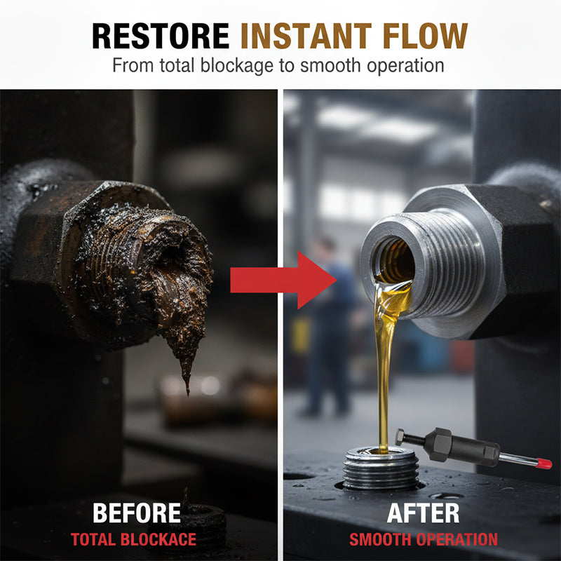 Tiendalodama Heavy Duty Grease Fitting Cleaner Tool