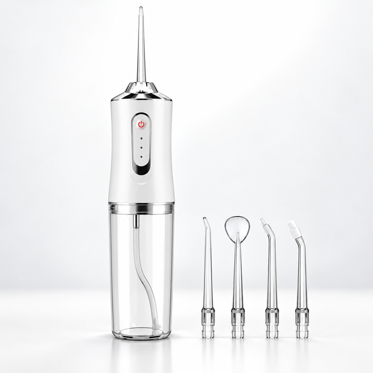 Irrigador dental inalámbrico recargable con boquillas reemplazables