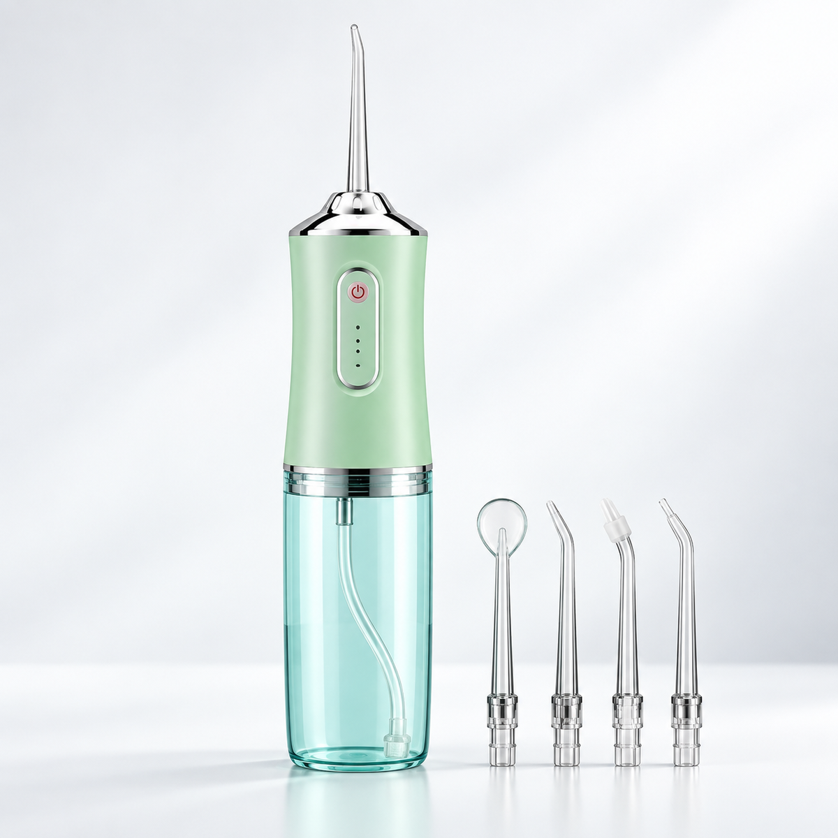 Irrigador dental inalámbrico recargable con boquillas reemplazables