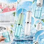 Irrigador dental inalámbrico recargable con boquillas reemplazables
