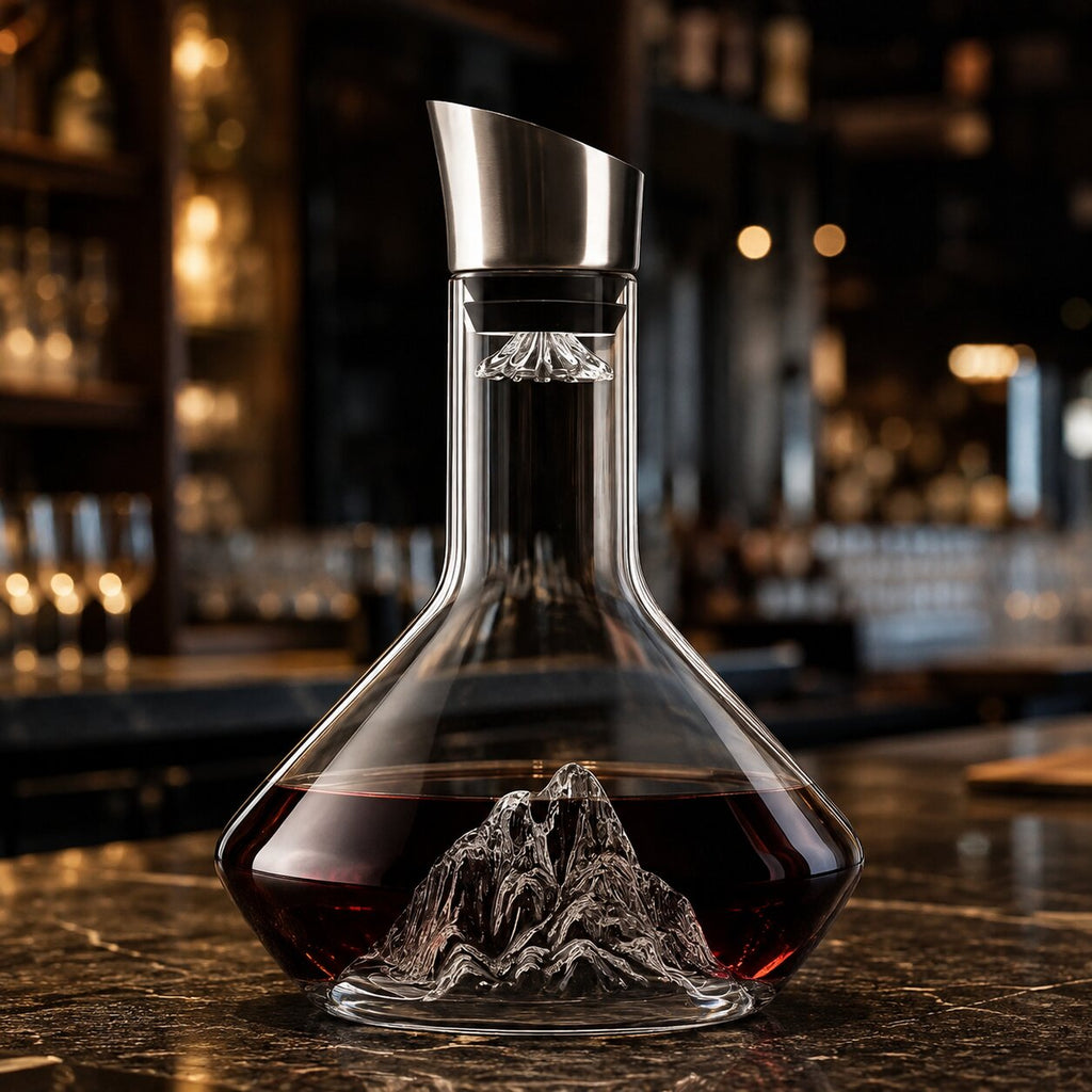 Jarra de vino de cristal con diseño iceberg | Eisbergkristall