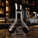 Jarra de vino de cristal con diseño iceberg | Eisbergkristall