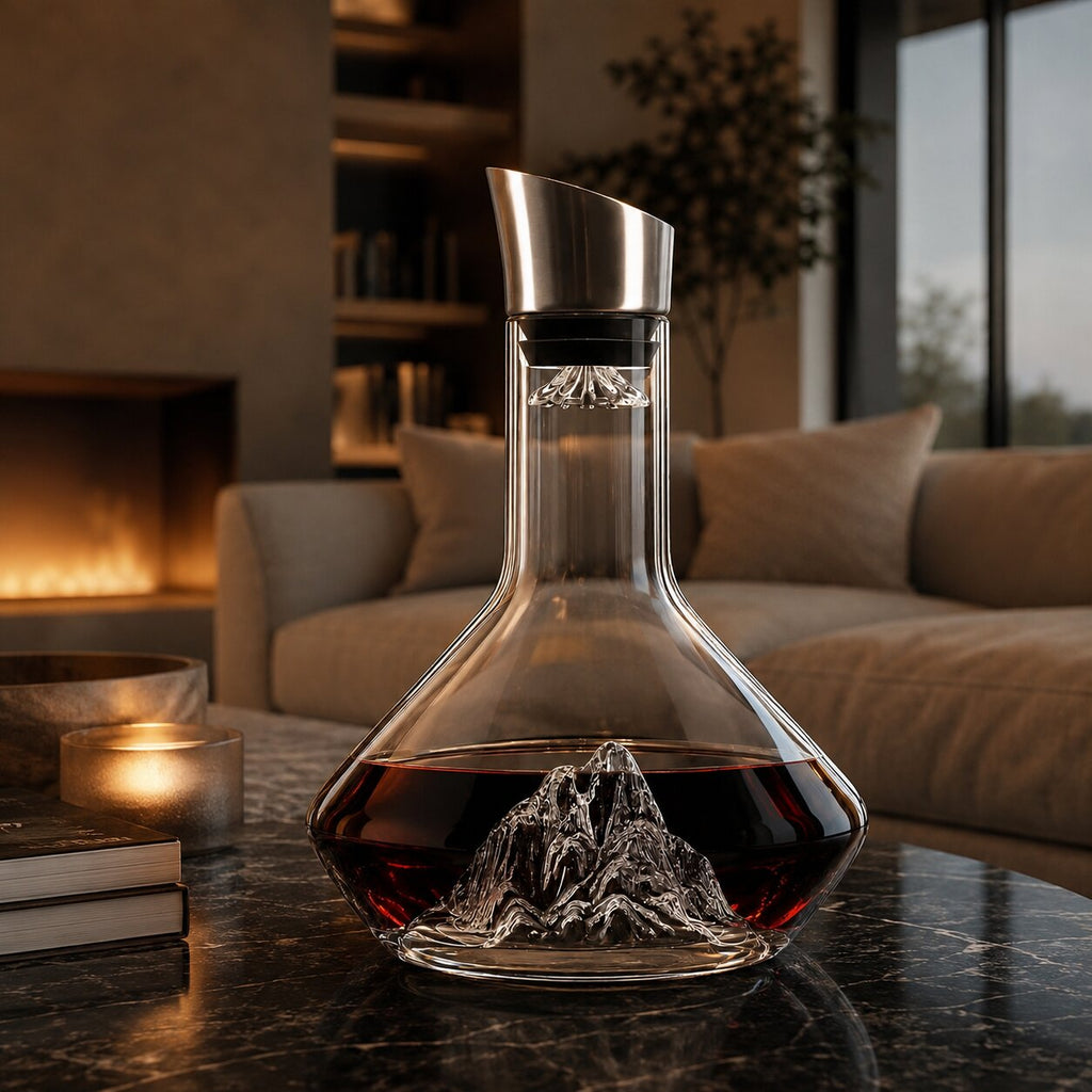 Jarra de vino de cristal con diseño iceberg | Eisbergkristall