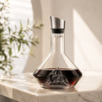 Jarra de vino de cristal con diseño iceberg | Eisbergkristall