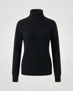 Jersey de cuello alto de cachemir suave para mujer