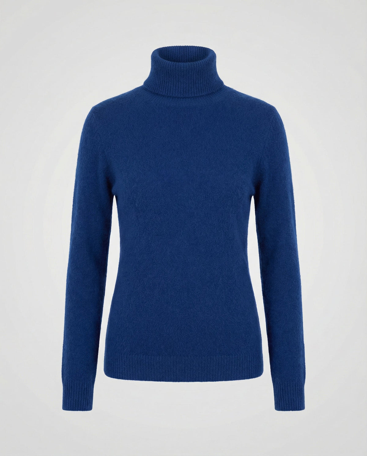 Jersey de cuello alto de cachemir suave para mujer