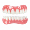 Juego de dentadura de silicona flexible con piezas superior e inferior separadas para adultos