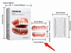 Juego de dentaduras de grado médico moldeables por calor (superior e inferior)