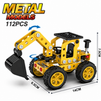 Kit de Construcción de Vehículo Metálico DIY – Montaje con Tornillos y Tuercas