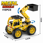 Kit de Construcción de Vehículo Metálico DIY – Montaje con Tornillos y Tuercas