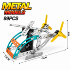 Kit de Construcción de Vehículo Metálico DIY – Montaje con Tornillos y Tuercas