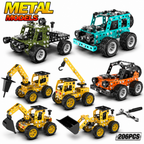 Kit de Construcción de Vehículo Metálico DIY – Montaje con Tornillos y Tuercas